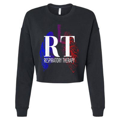 Respiratory Therapy Rrt Respiratory Care Cropped Pullover Crew