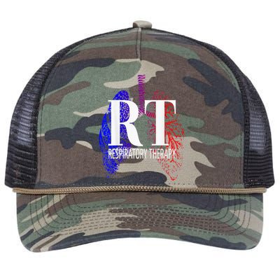 Respiratory Therapy Rrt Respiratory Care Retro Rope Trucker Hat Cap