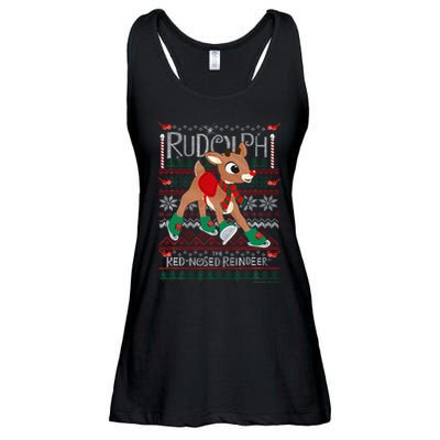 Rudolph the RedNosed Reindeer Christmas Special Ladies Essential Flowy Tank