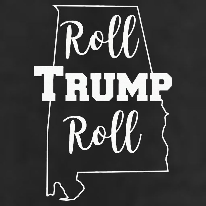 Roll Trump Roll Republican Party Alabama 7 Panel Mesh Trucker Snapback Hat