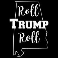 Roll Trump Roll Republican Party Alabama Women's Crop Top Tee