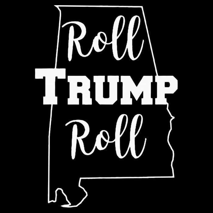 Roll Trump Roll Republican Party Alabama Women's Crop Top Tee