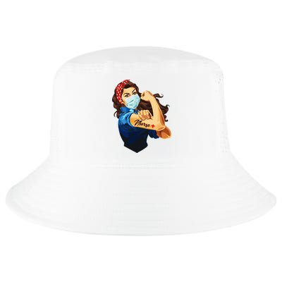 Rosie The Riveter Woman Nurse Cool Comfort Performance Bucket Hat