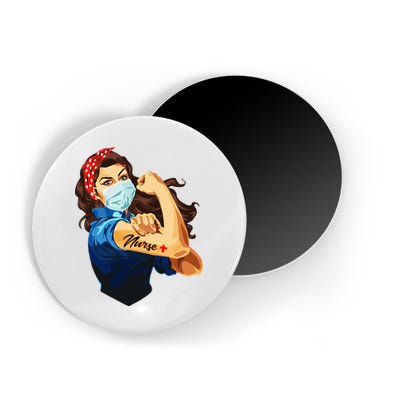 Rosie The Riveter Woman Nurse Magnet