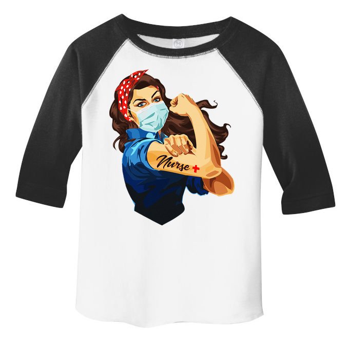 Rosie The Riveter Woman Nurse Toddler Fine Jersey T-Shirt