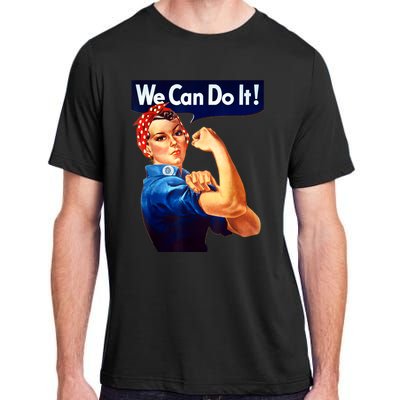 Rosie The Riveter Poster We Can Do It Feminist Retro Adult ChromaSoft Performance T-Shirt