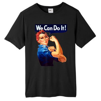 Rosie The Riveter Poster We Can Do It Feminist Retro Tall Fusion ChromaSoft Performance T-Shirt