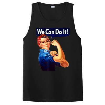 Rosie The Riveter Poster We Can Do It Feminist Retro PosiCharge Competitor Tank