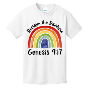 Reclaim The Rainbow Jesus Lover Christian Proverb Kids T-Shirt