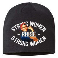 Rosie The Riveter Strong Women Raise Strong Women Sustainable Beanie