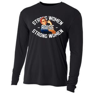 Rosie The Riveter Strong Women Raise Strong Women Cooling Performance Long Sleeve Crew