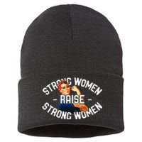 Rosie The Riveter Strong Women Raise Strong Women Sustainable Knit Beanie