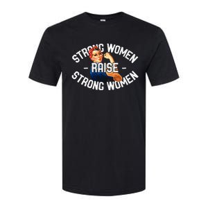 Rosie The Riveter Strong Women Raise Strong Women Softstyle CVC T-Shirt