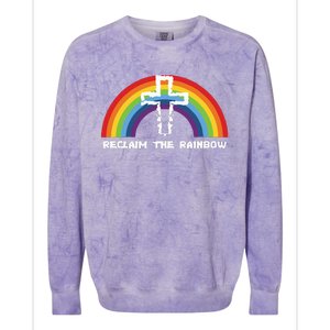 Reclaim The Rainbow Colorblast Crewneck Sweatshirt