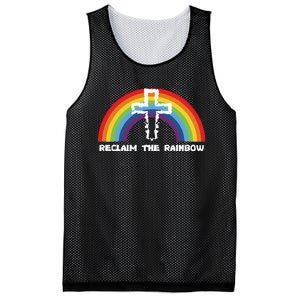 Reclaim The Rainbow Mesh Reversible Basketball Jersey Tank