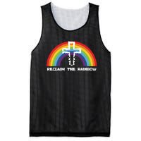 Reclaim The Rainbow Mesh Reversible Basketball Jersey Tank