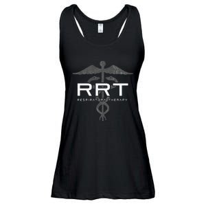 Respiratory Therapy RRT Front Back Respiratory Care Ladies Essential Flowy Tank