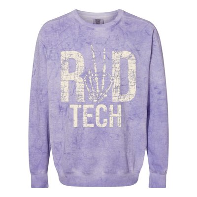 Rad Tech Radiographer Radiology Student Xray Technician Colorblast Crewneck Sweatshirt