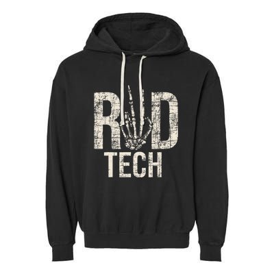 Rad Tech Radiographer Radiology Student Xray Technician Garment-Dyed Fleece Hoodie