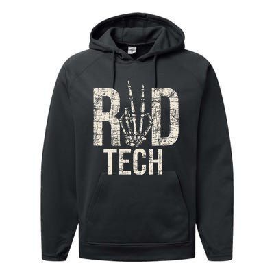 Rad Tech Radiographer Radiology Student Xray Technician Performance Fleece Hoodie