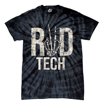 Rad Tech Radiographer Radiology Student Xray Technician Tie-Dye T-Shirt