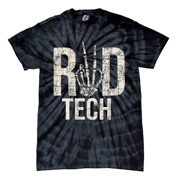 Rad Tech Radiographer Radiology Student Xray Technician Tie-Dye T-Shirt