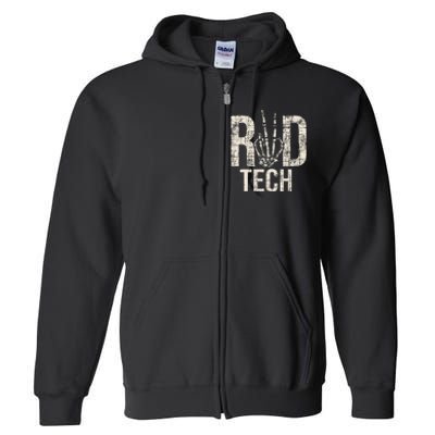 Rad Tech Radiographer Radiology Student Xray Technician Full Zip Hoodie