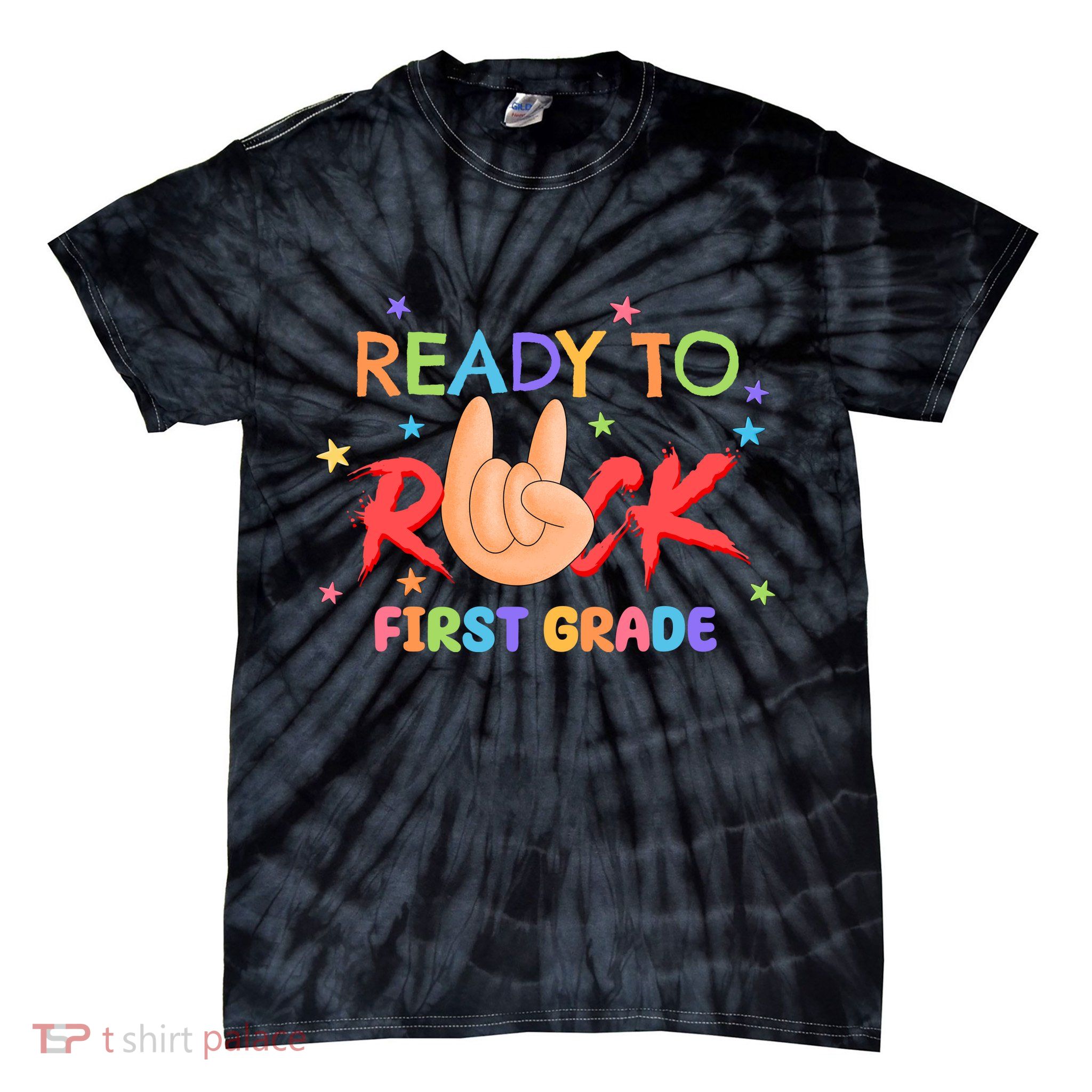 Ready To Rock First Grade Tie-Dye T-Shirt