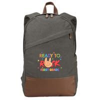 Ready To Rock First Grade Cotton Canvas Backpack