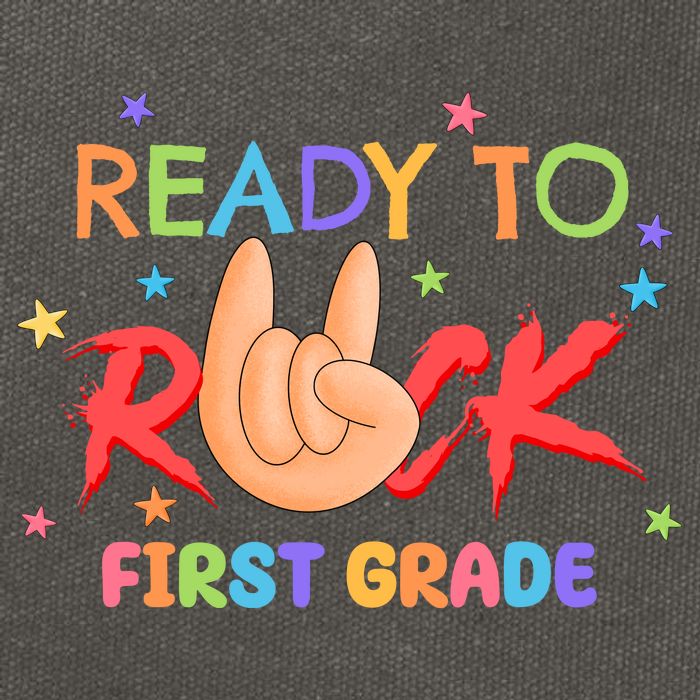 Ready To Rock First Grade Cotton Canvas Backpack
