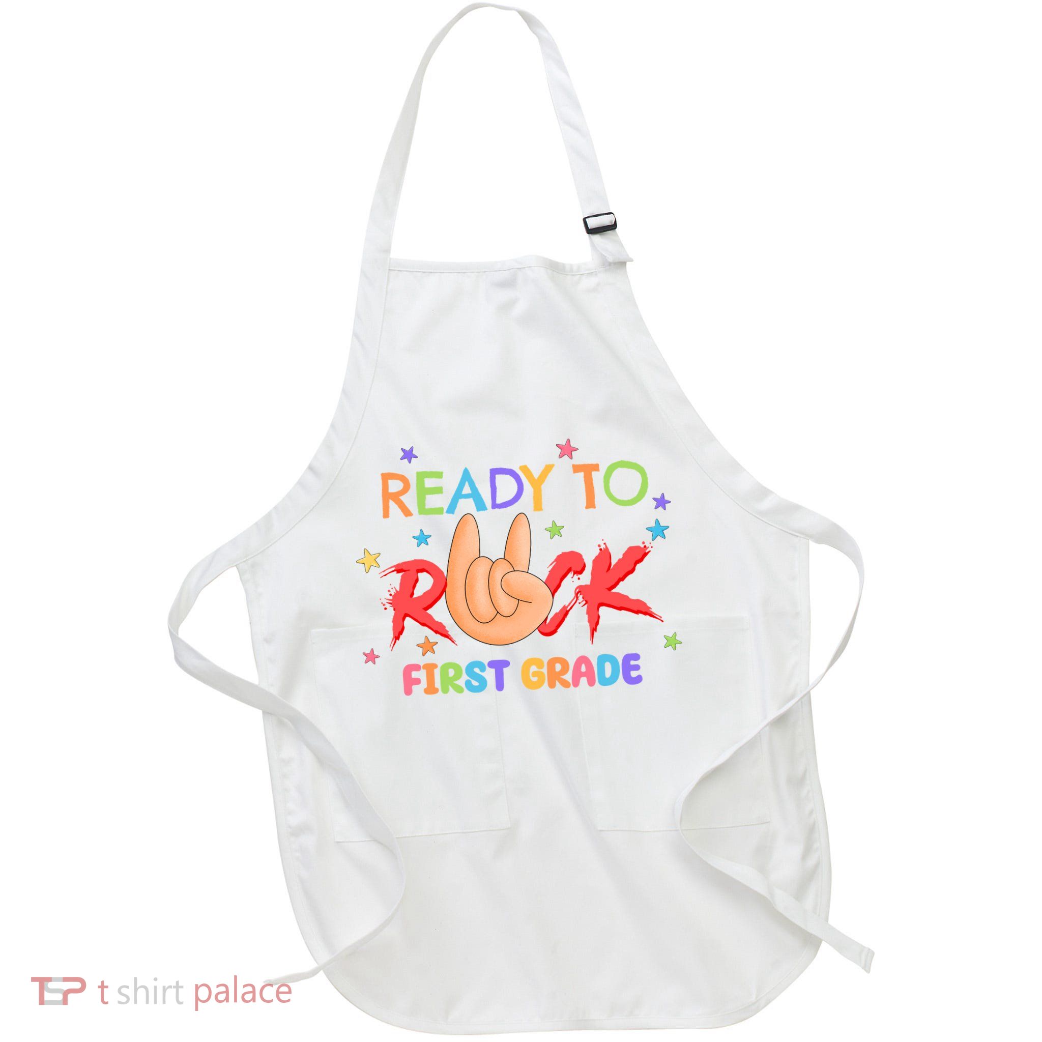 Ready To Rock First Grade Apron
