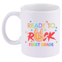 Ready To Rock First Grade 11oz C Handle Ceramic Mug
