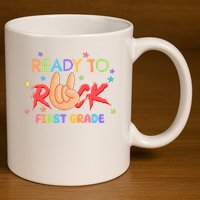 Ready To Rock First Grade 11oz C Handle Ceramic Mug