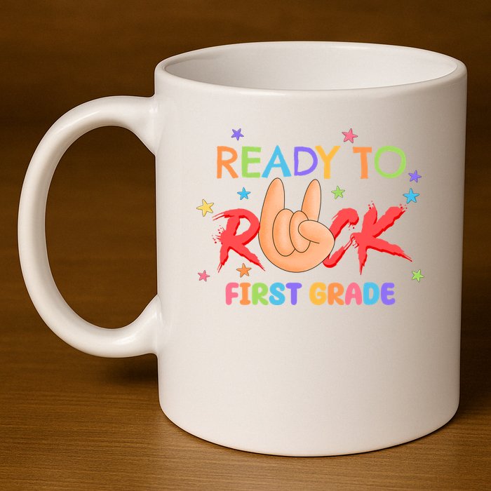 Ready To Rock First Grade 11oz C Handle Ceramic Mug
