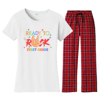 Ready To Rock First Grade Women's Flannel Pajama Set