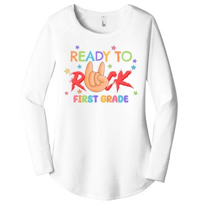 Ready To Rock First Grade Women's Perfect Tri Tunic Long Sleeve Shirt