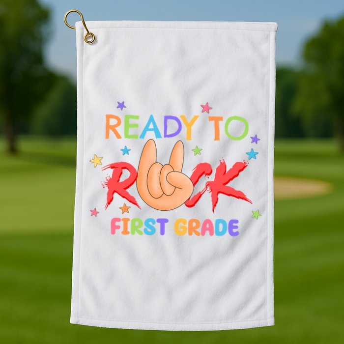 Ready To Rock First Grade Golf Towel