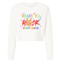 Ready To Rock First Grade Cropped Pullover Crew