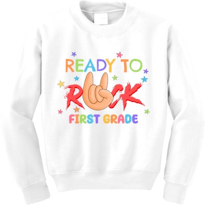 Ready To Rock First Grade Kids Sweatshirt