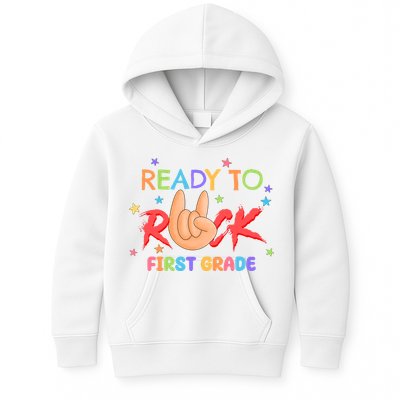 Ready To Rock First Grade Kids Hoodie