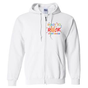 Ready To Rock First Grade Full Zip Hoodie