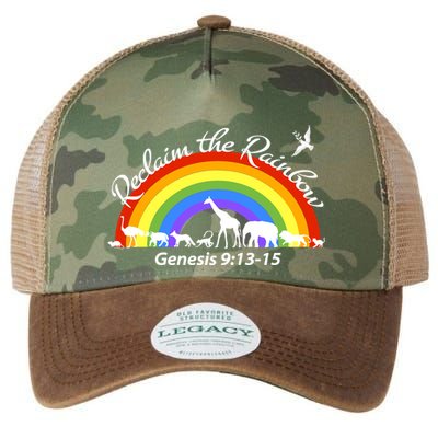 Reclaim The Rainbow: Gods Promise Legacy Tie Dye Trucker Hat
