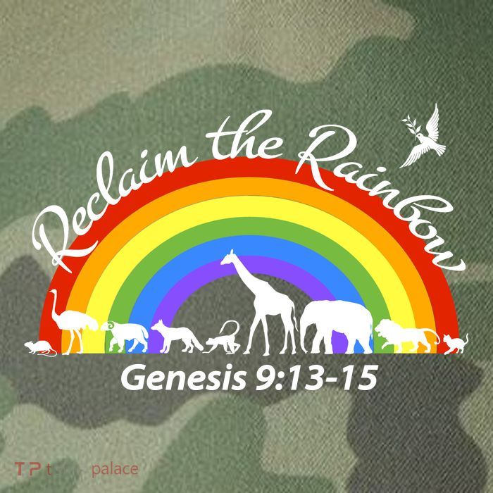 Reclaim The Rainbow: Gods Promise Legacy Tie Dye Trucker Hat
