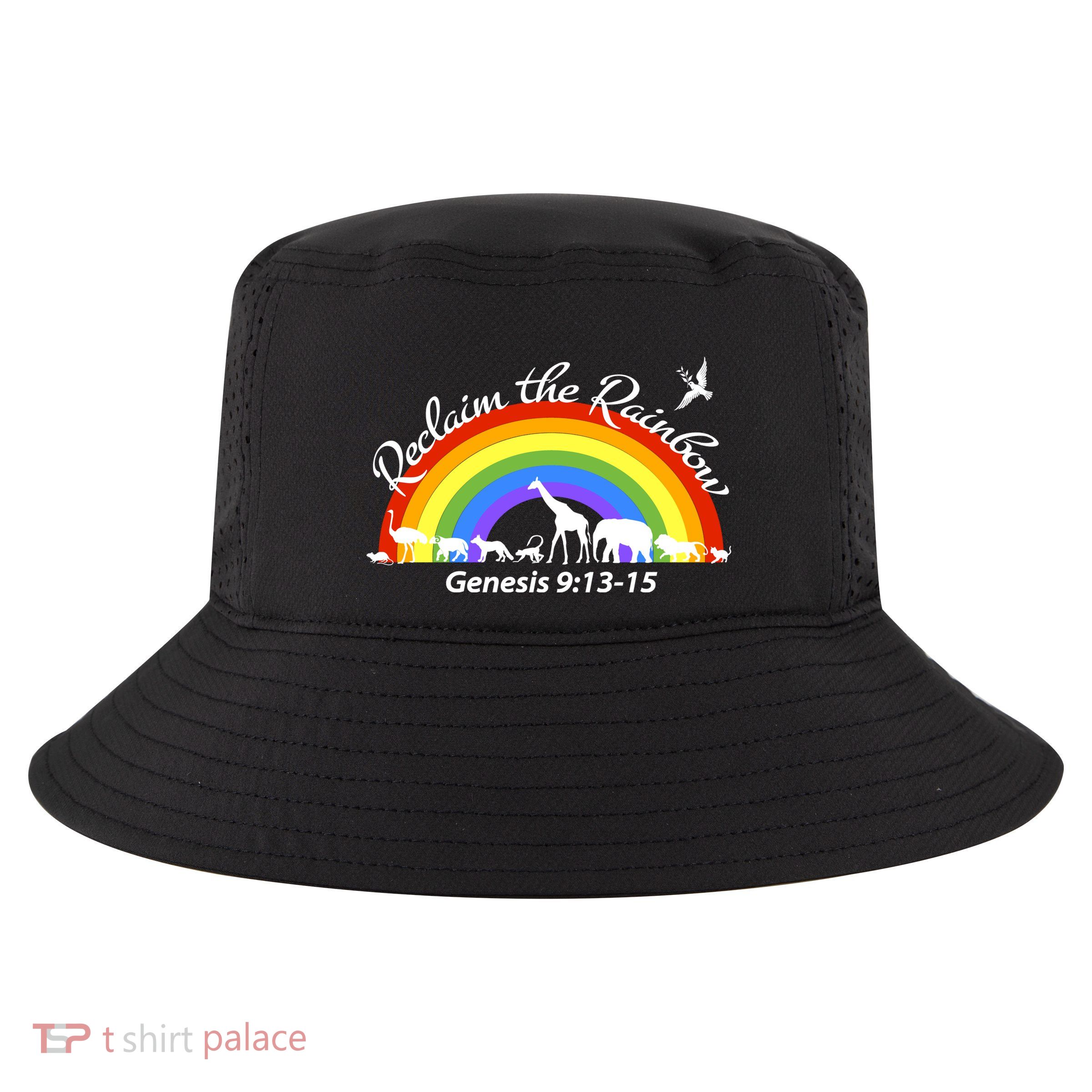 Reclaim The Rainbow: Gods Promise Cool Comfort Performance Bucket Hat
