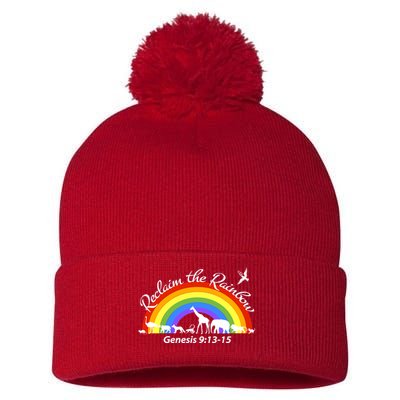 Reclaim The Rainbow: Gods Promise Pom Pom 12in Knit Beanie