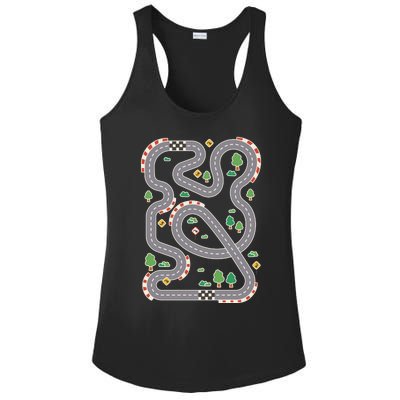 Racing Track Ladies PosiCharge Competitor Racerback Tank