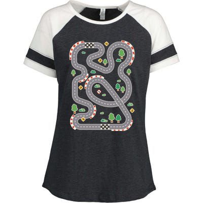 Racing Track Enza Ladies Jersey Colorblock Tee