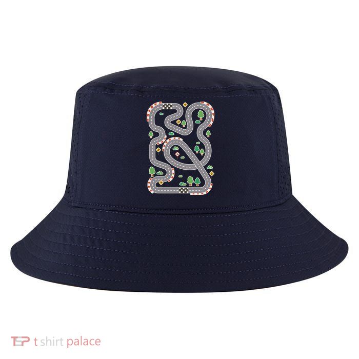 Racing Track Cool Comfort Performance Bucket Hat