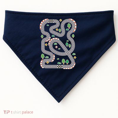 Racing Track USA-Made Doggie Bandana
