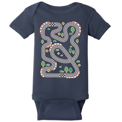 Racing Track Baby Bodysuit